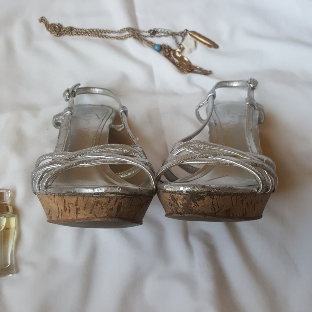 aldo • strappy wedge platform sandals - Picture 4 of 6